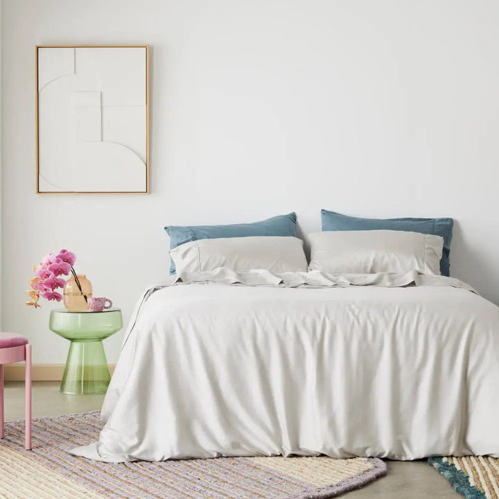 ettitude King/Cal King / Moon Signature Sateen Duvet Cover- 13 Color Options