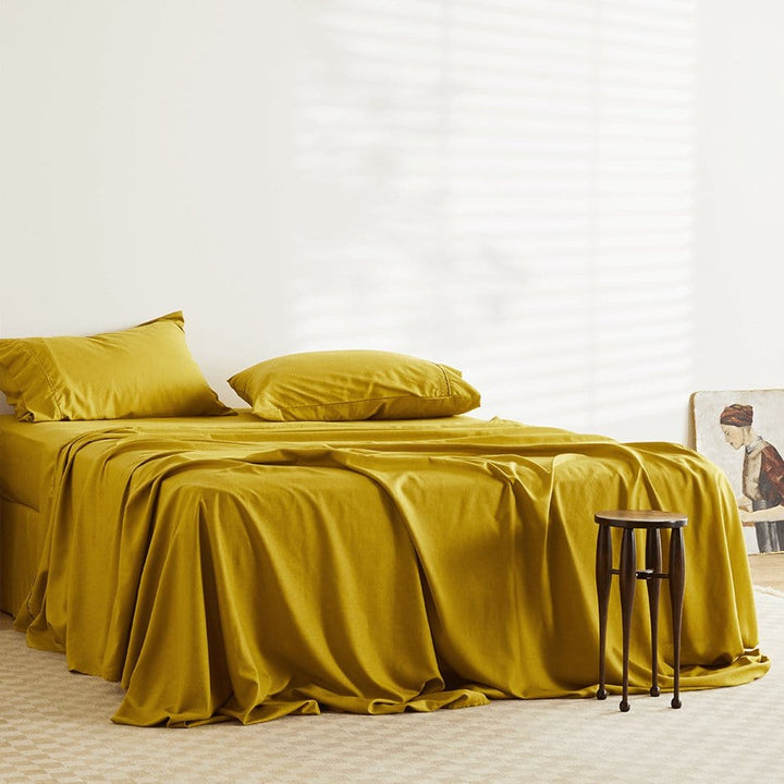 ettitude Linen+ Sheet Set