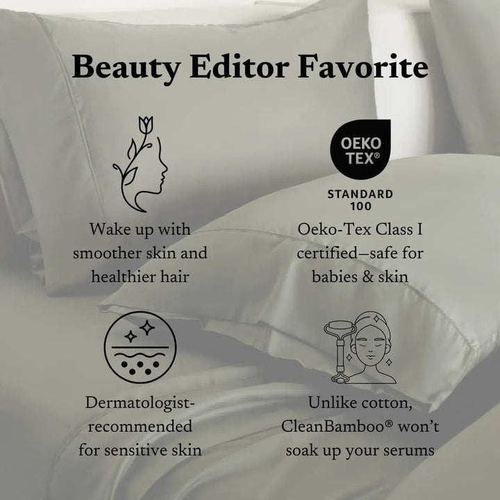 ettitude Signature Sateen Pillowcase Set - 12 Color Options
