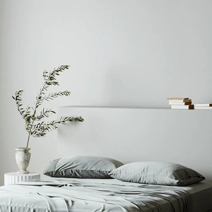 ettitude Standard / Sage Signature Sateen Pillowcase Set - 12 Color Options