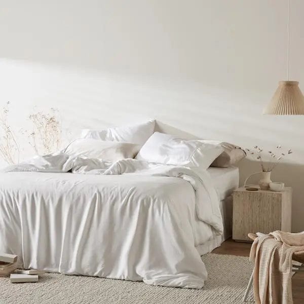 ettitude Twin / Cloud Signature Sateen Duvet Cover- 13 Color Options
