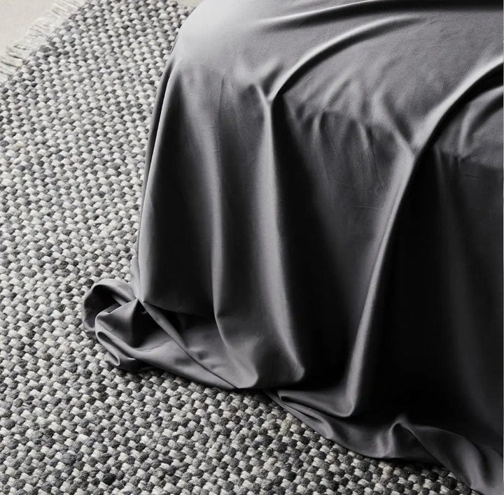 ettitude Twin / Slate Signature Sateen Flat Sheet - 6 Color Options