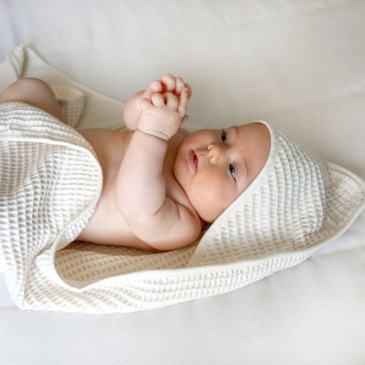 ettitude Waffle Hooded Baby Towel