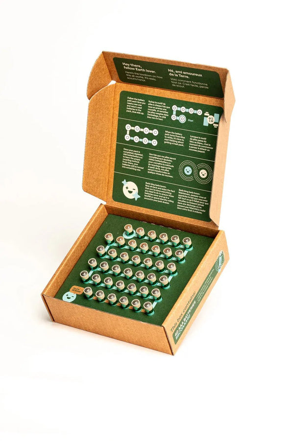 Zero Waste AAA Batteries – 40 Pack by BetterBattery