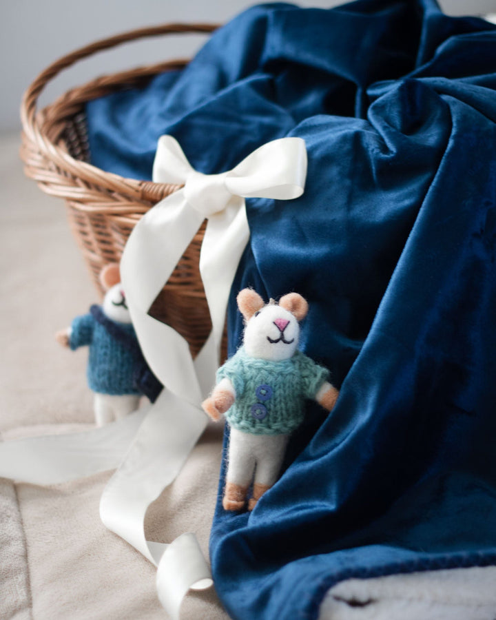 Friendsheep Bruno and Milo Mouse Eco Ornament - Set of 2