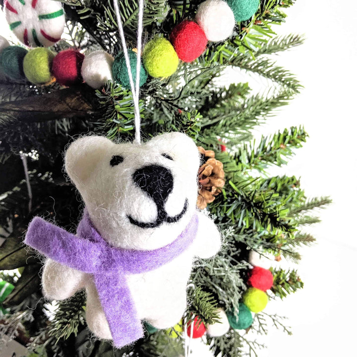 Friendsheep HAPPY BEARS Eco Ornaments - Set of 2