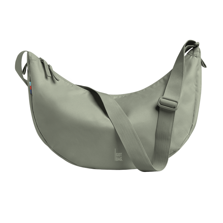 GOT BAG bass Moon Bag Large, Made of Ocean Plastic - Sustainable Travel Case, 100% Recycled Plastic, Water Resistant