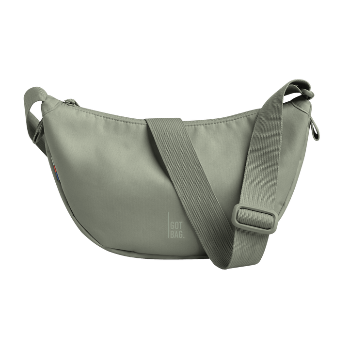 GOT BAG bass Moon Bag Small, Made of Ocean Plastic - Sustainable Travel Case, 100% Recycled Plastic, Water Resistant