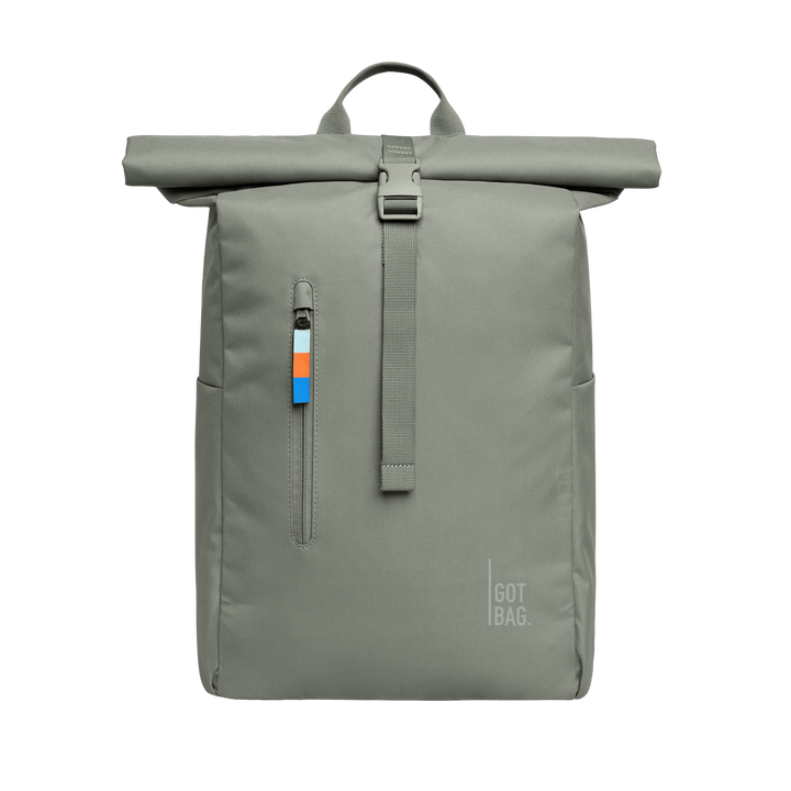 GOT BAG bass Rolltop Backpack Made of Ocean Plastic - Sustainable Travel Case, 100% Recycled Plastic, Water Resistant