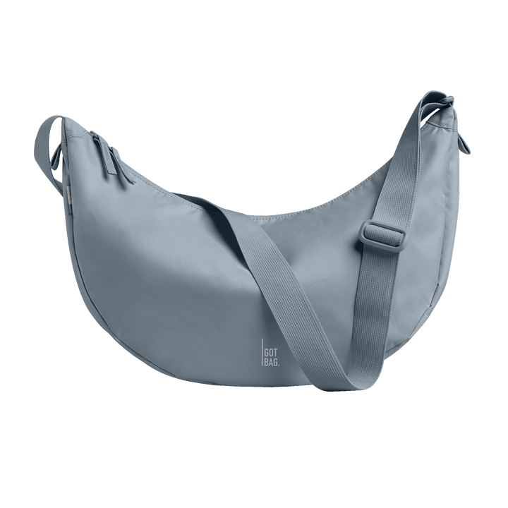 GOT BAG marlin monochrome Moon Bag Large, Made of Ocean Plastic - Sustainable Travel Case, 100% Recycled Plastic, Water Resistant