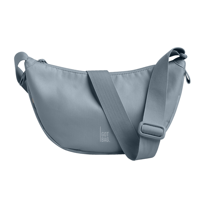 GOT BAG marlin monochrome Moon Bag Small, Made of Ocean Plastic - Sustainable Travel Case, 100% Recycled Plastic, Water Resistant