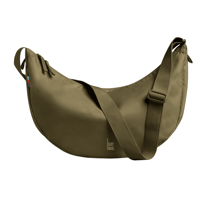 GOT BAG Moon Bag Large, Made of Ocean Plastic - Sustainable Travel Case, 100% Recycled Plastic, Water Resistant