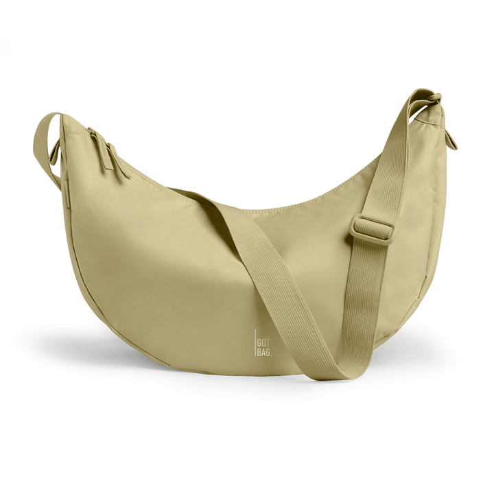 GOT BAG nori monochrome Moon Bag Large, Made of Ocean Plastic - Sustainable Travel Case, 100% Recycled Plastic, Water Resistant