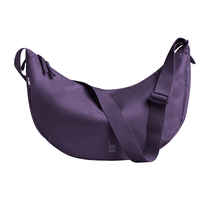 GOT BAG ocean dusk monochrome Moon Bag Large, Made of Ocean Plastic - Sustainable Travel Case, 100% Recycled Plastic, Water Resistant