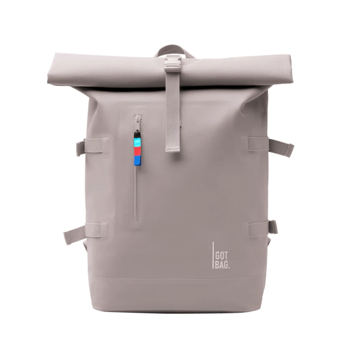 GOT BAG Rolltop Backpack Made of Ocean Plastic - Sustainable Travel Case, 100% Recycled Plastic, Water Resistant