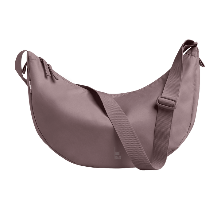 GOT BAG sepia monochrome Moon Bag Large, Made of Ocean Plastic - Sustainable Travel Case, 100% Recycled Plastic, Water Resistant