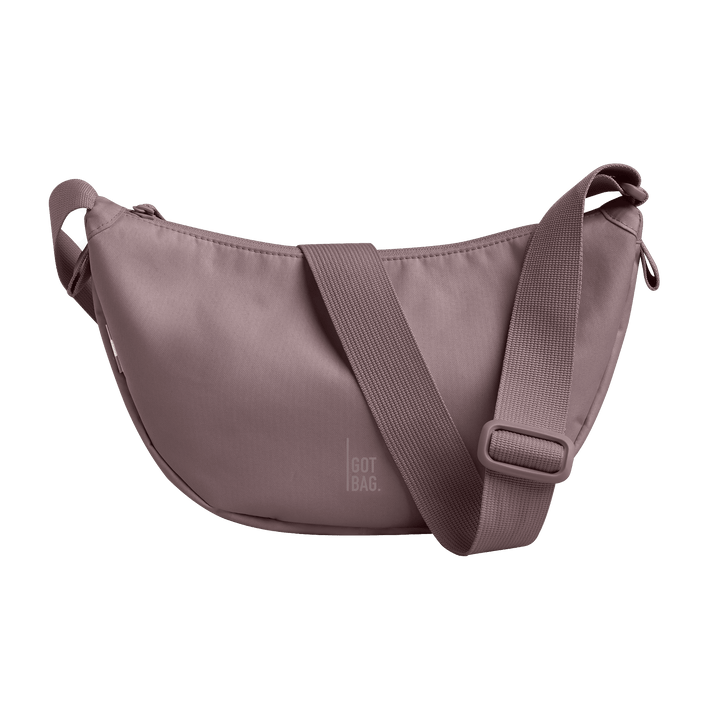 GOT BAG sepia monochrome Moon Bag Small, Made of Ocean Plastic - Sustainable Travel Case, 100% Recycled Plastic, Water Resistant