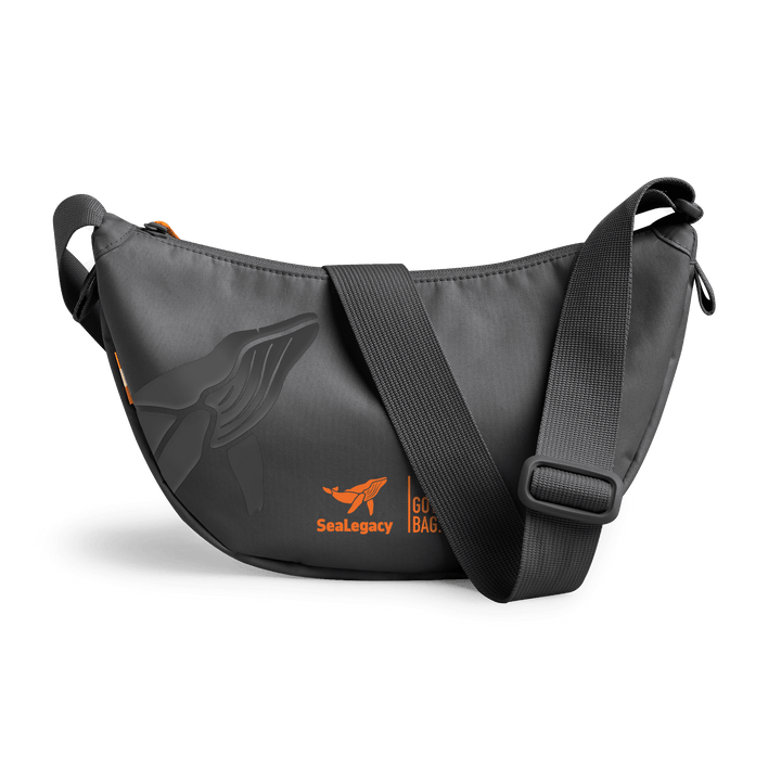 GOT BAG shark sealegacy Moon Bag Small, Made of Ocean Plastic - Sustainable Travel Case, 100% Recycled Plastic, Water Resistant