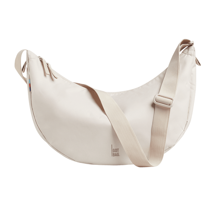 GOT BAG soft shell Moon Bag Large, Made of Ocean Plastic - Sustainable Travel Case, 100% Recycled Plastic, Water Resistant