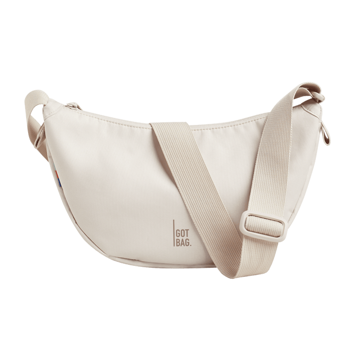 GOT BAG soft shell Moon Bag Small, Made of Ocean Plastic - Sustainable Travel Case, 100% Recycled Plastic, Water Resistant