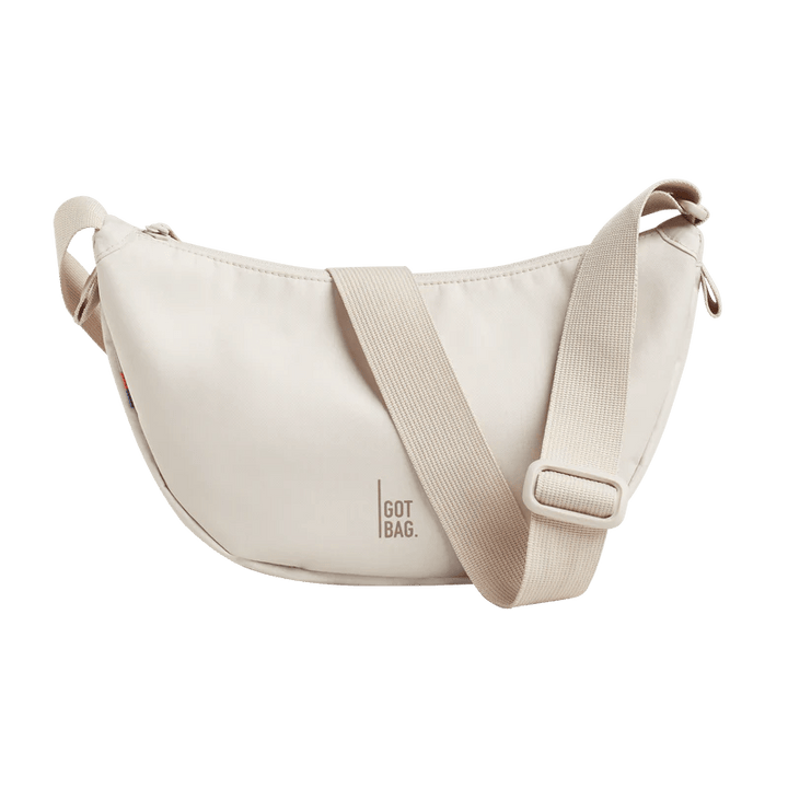 Moon Bag Small, Made of Ocean Plastic - Sustainable Travel Case, 100% Recycled Plastic, Water Resistant