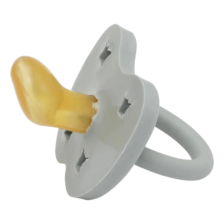 HEVEA Grey Orthodontic Natural Rubber Pacifier