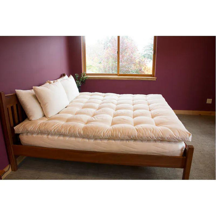 Holy Lamb Organics Quilted Wool Mattress Topper