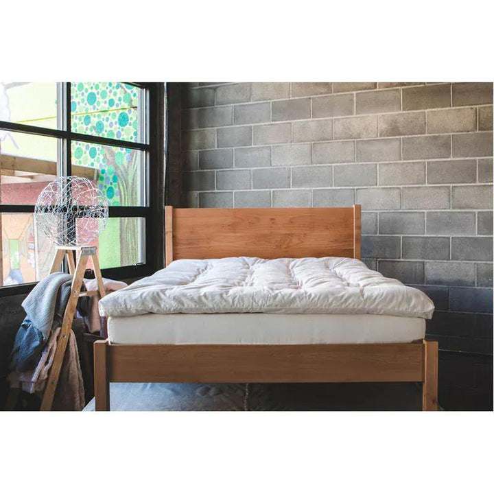 Holy Lamb Organics Quilted Wool Mattress Topper