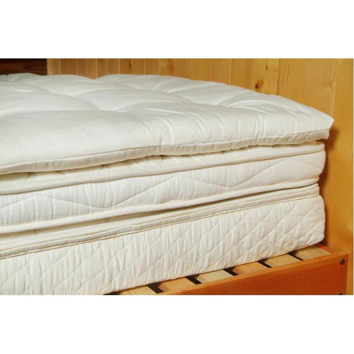 Holy Lamb Organics Quilted Wool Mattress Topper