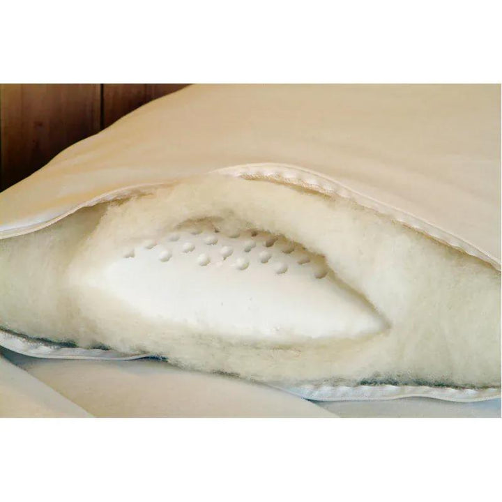 Holy Lamb Organics Wool Wrapped Latex Pillow