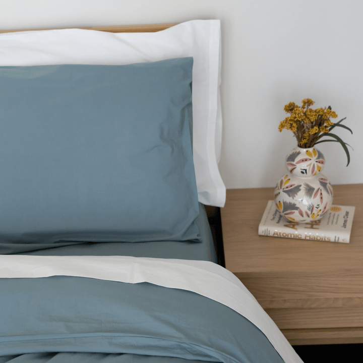 Homebird Textiles Lts. Cool & Crisp Percale Duvet Set