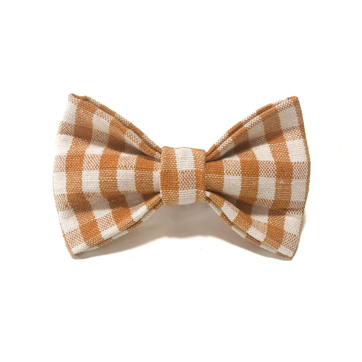 Hudson Houndstooth Dog Bow Ties Made With Reclaimed Fabric in Multiple Colors