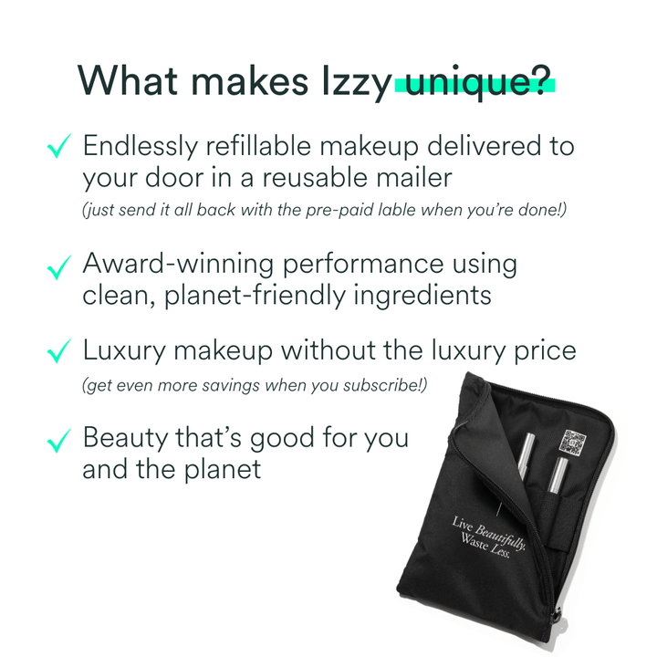 Izzy's Best Sellers Duo: Zero-Waste Mascara & Brow Gel