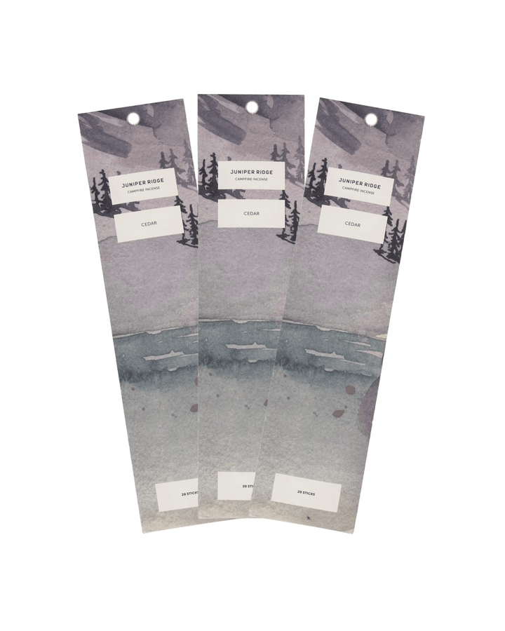 Juniper Ridge Cedar Campfire Incense (20 Sticks) 3-Pack