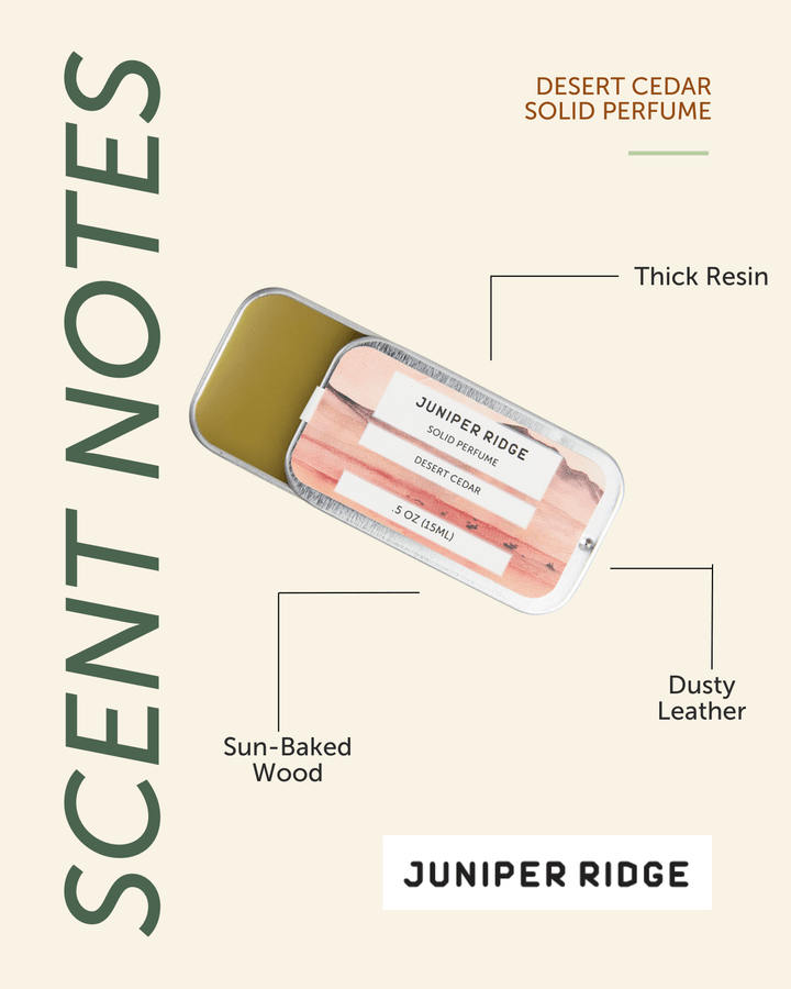 Juniper Ridge Desert Cedar Solid Perfume
