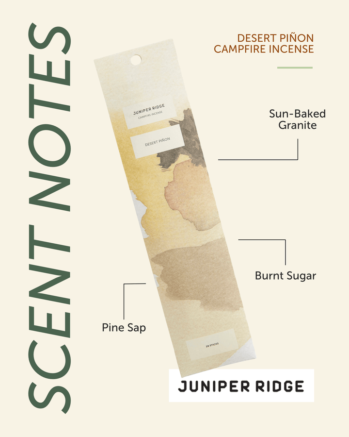 Juniper Ridge Desert Piñon Campfire Incense (20 Sticks) 3-Pack