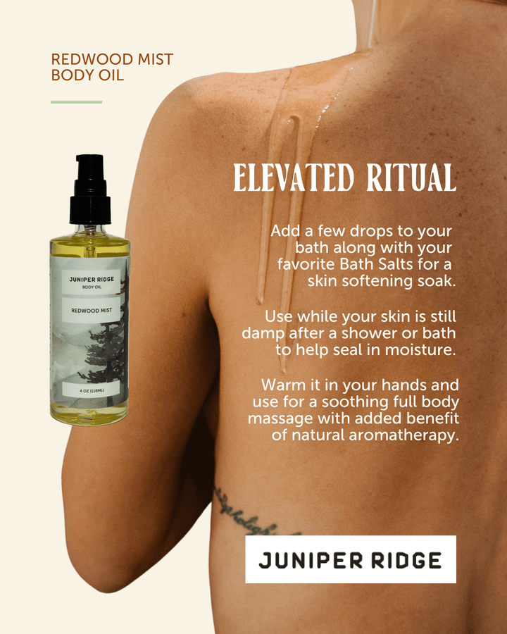 Juniper Ridge Redwood Mist Body Oil