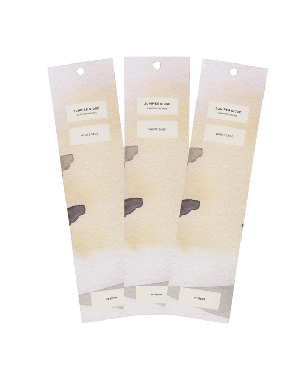 Juniper Ridge White Sage Campfire Incense (20 Sticks) 3-Pack