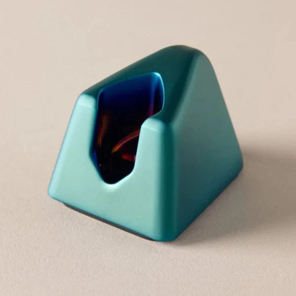 Pivoting Head Stainless Steel Razor Stand - Leaf