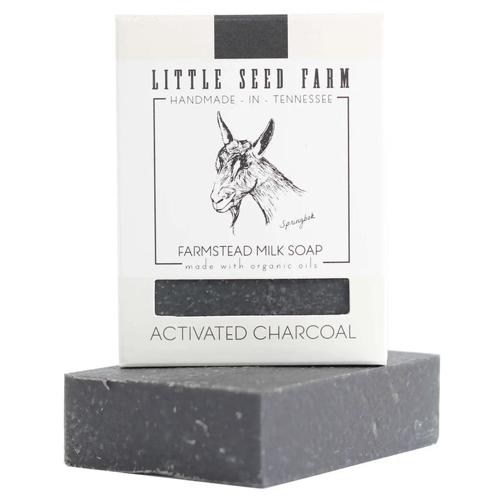 Little Seed Farm Activated Charcoal Face + Body Bar Soap