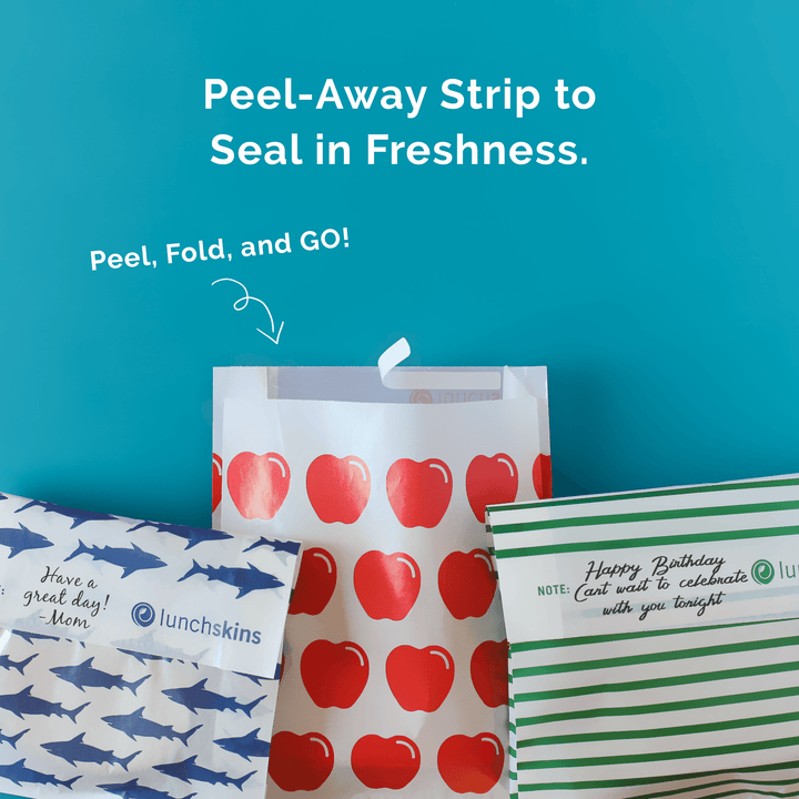 Lunchskins Recyclable Paper Sandwich Bags – Shark Print