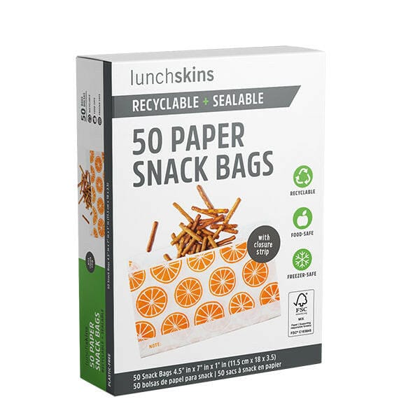 Lunchskins Recyclable Paper Snack Bags