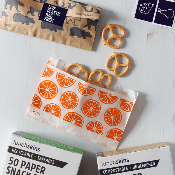 Lunchskins Recyclable Paper Snack Bags