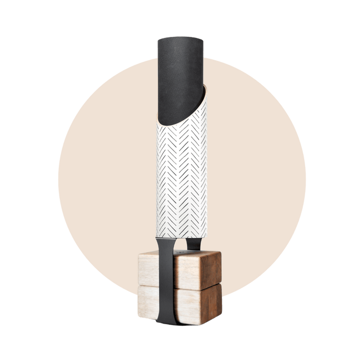 Mache Black Floor Stand Hatch Yoga Storage Bundle  – Sustainable Wall-Mounted Yoga Organizer