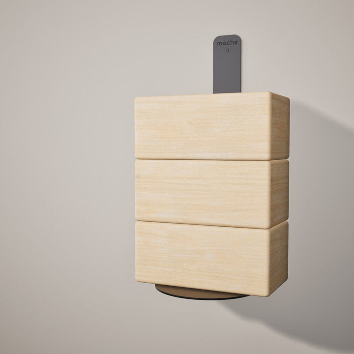 Mache Black Yoga Block Wall Bracket, Black