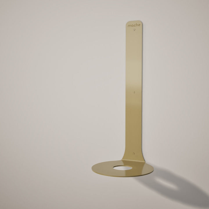 Mache Gold Yoga Block Wall Bracket, Gold