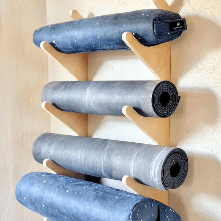 Mache Stack Rack Yoga Prop Wall Organizer