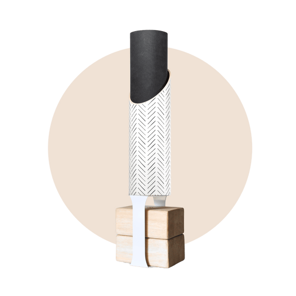 Mache White Floor Stand Hatch Yoga Storage Bundle  – Sustainable Wall-Mounted Yoga Organizer