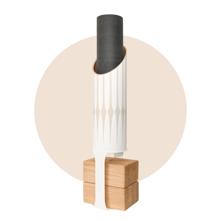 Mache White Stand Gather Yoga Storage Bundle – Sustainable Wall-Mounted Yoga Organizer