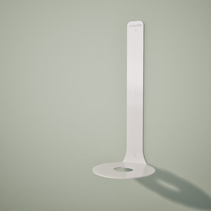 Mache White Yoga Block Wall Bracket, White